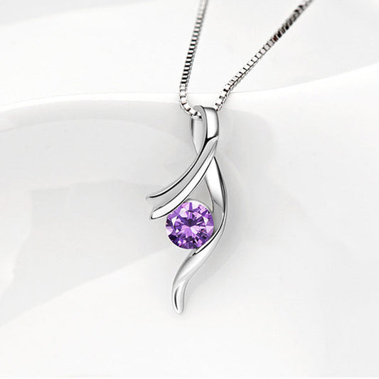 Uzenia Curve Pendant Necklace